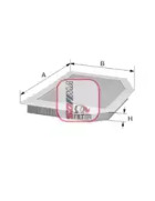 S 3597 A SOFIMA Фільтр повітря1